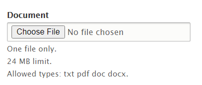 Document chooser